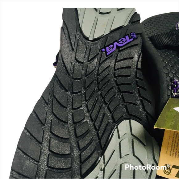 NWT Teva Women's Casual Athletic Hiking Sandals Size 8 Purple/Grey/Black NEW - Picture 5 of 13